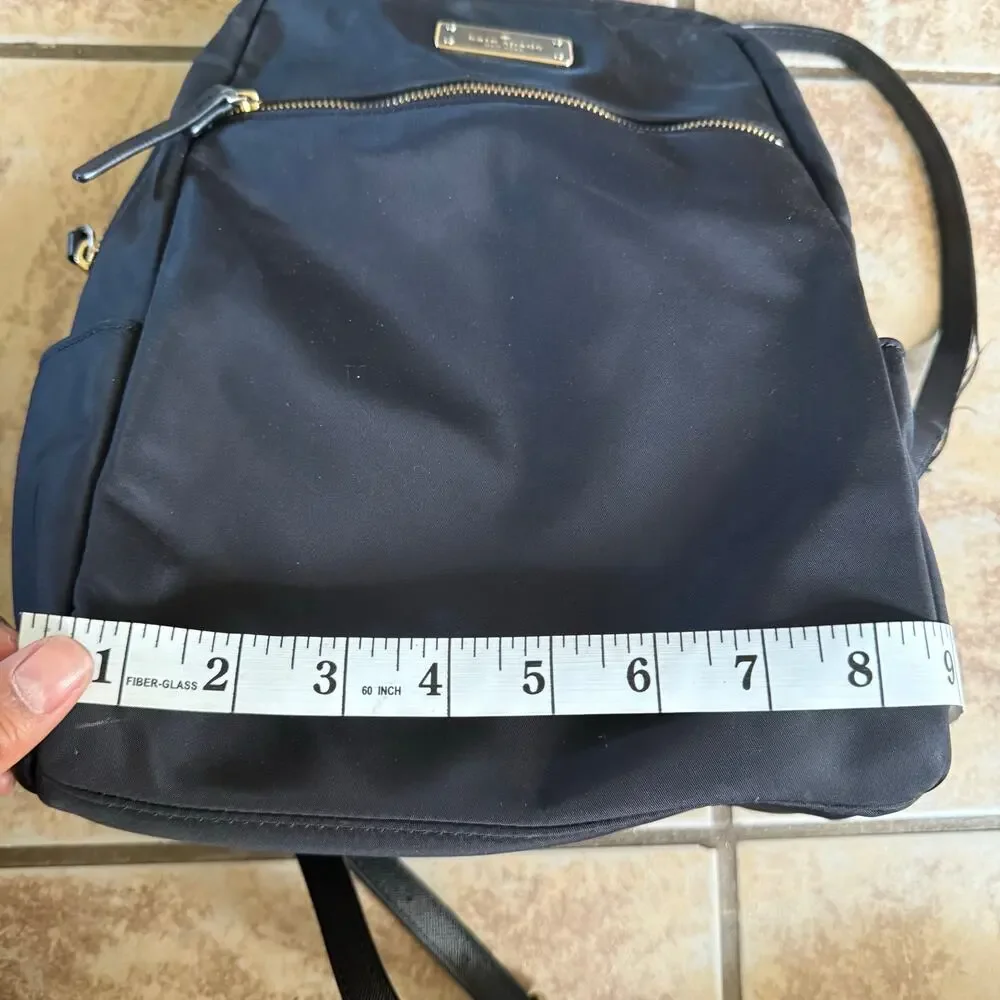 Kate Spade Black Mini‎ Backpack Travel Bag Nylon